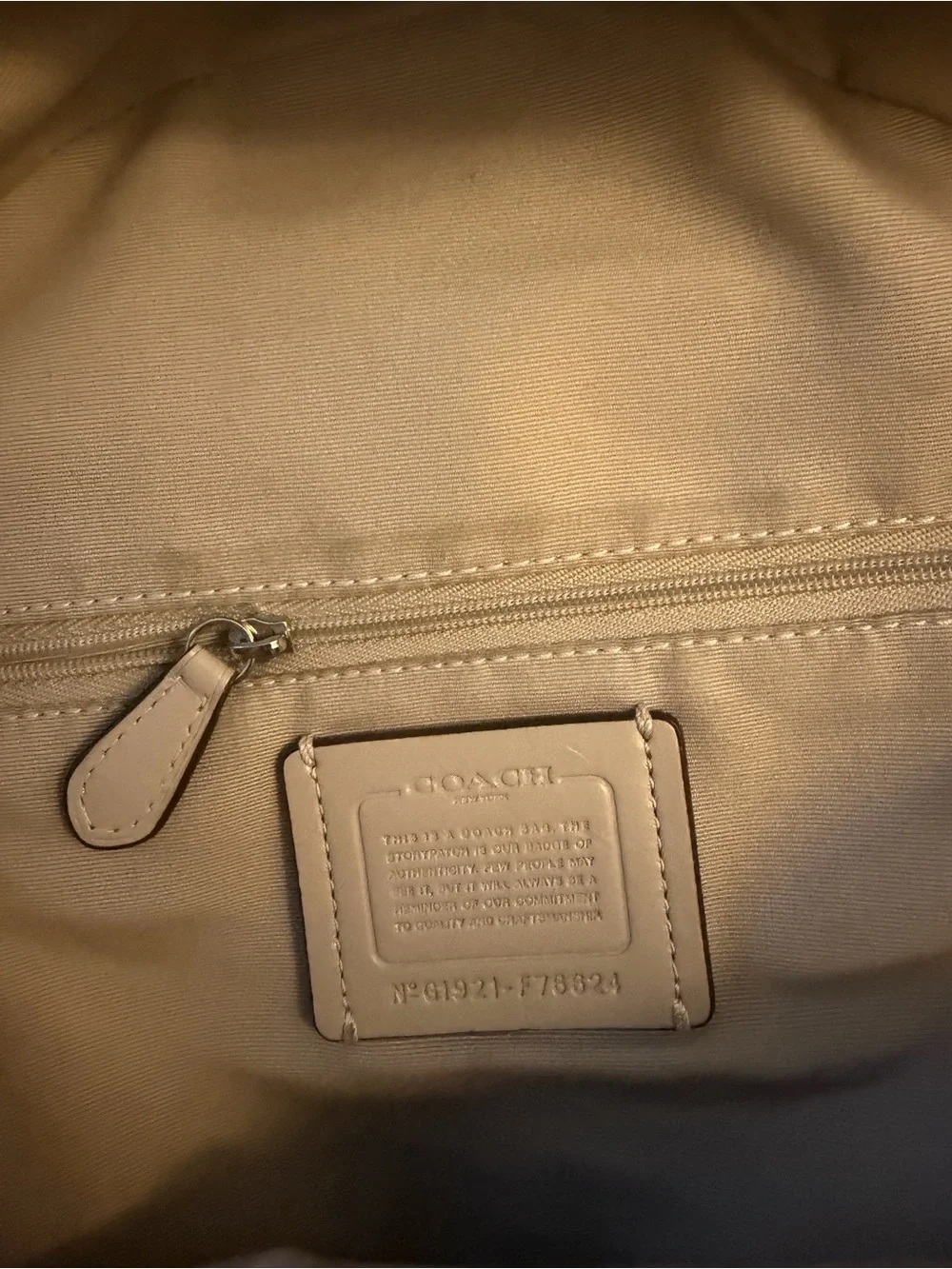 Coach Jordyn Leather Backpack